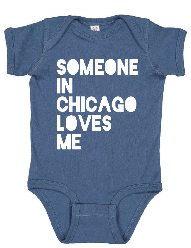 Someone in Chicago Loves Me Onesie (Colored)