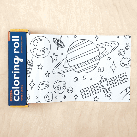 Mudpuppy Coloring Rolls - One Strange Bird