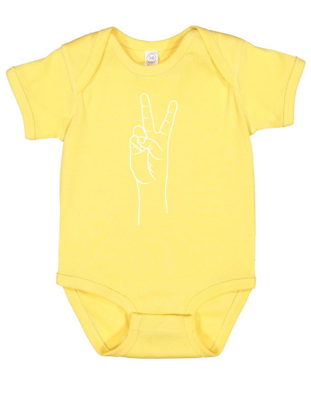 Peace hand Onesie