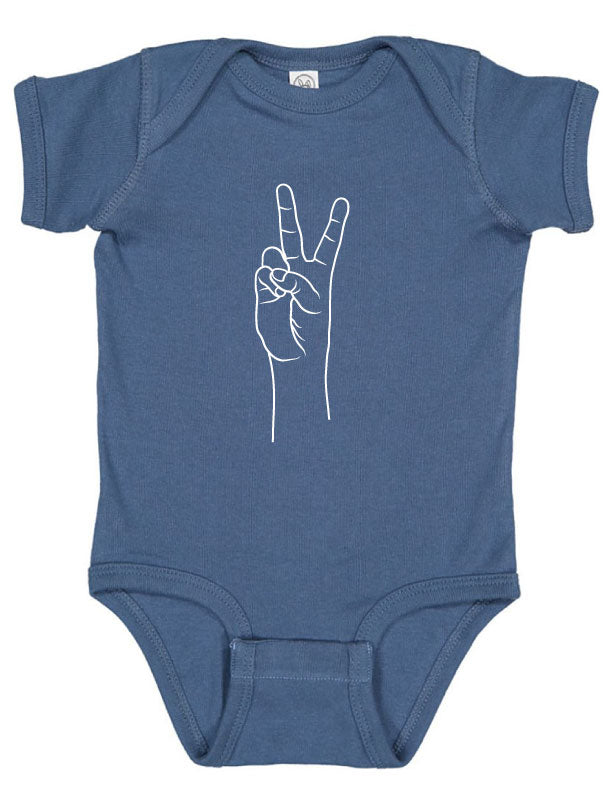 Peace hand Onesie