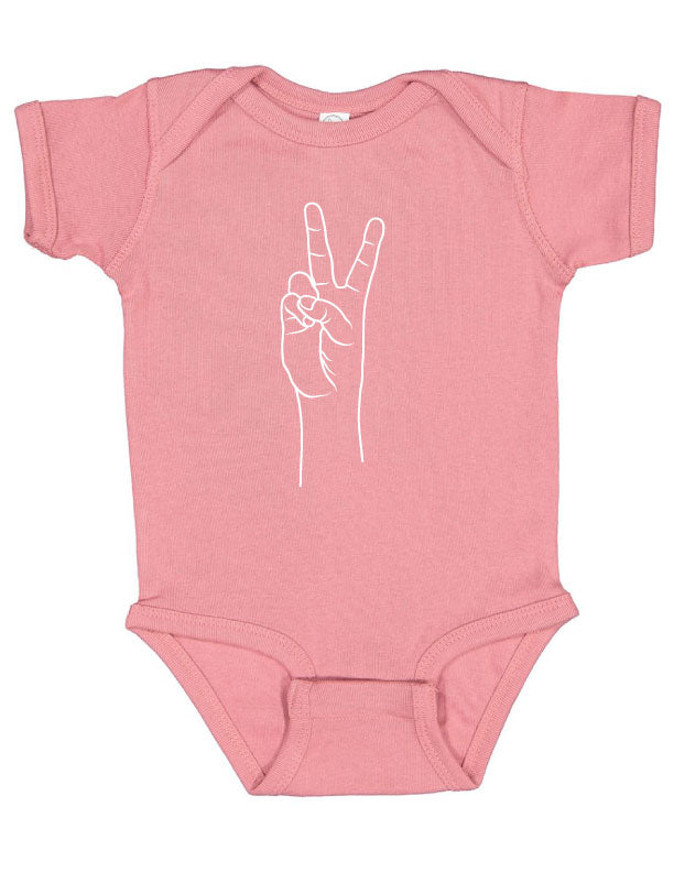 Peace hand Onesie