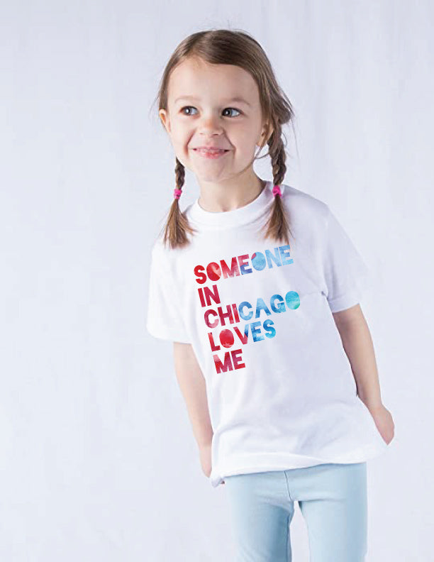 Someone in Chicago Loves Me Onesies + Tshirts