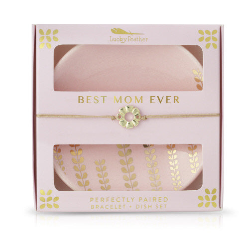 Bracelet + Dish Set - Best Mom Ever