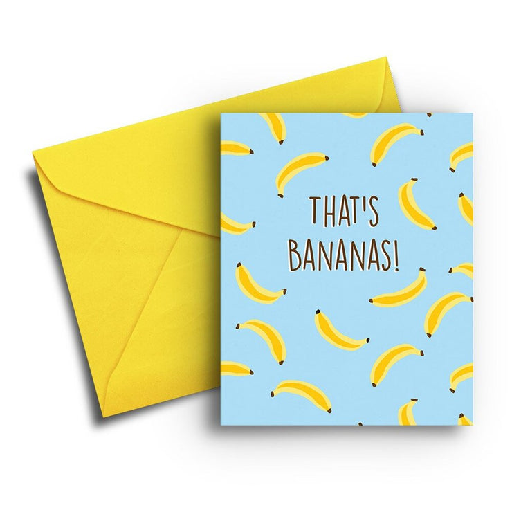 Bananas! Card - One Strange Bird