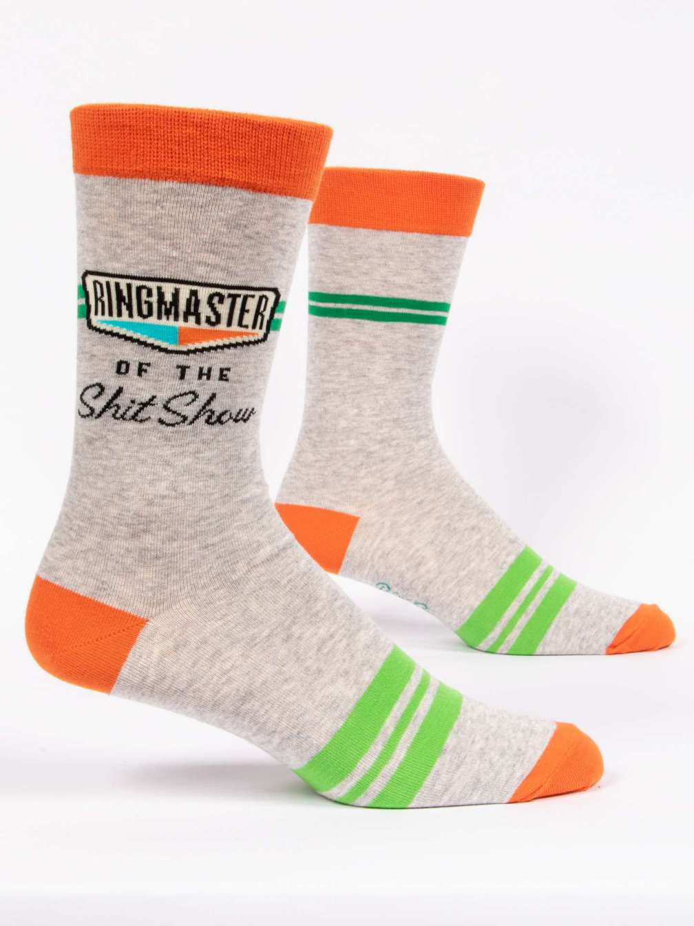 Ringmaster Of The Sh*t Show M-Crew Socks - One Strange Bird