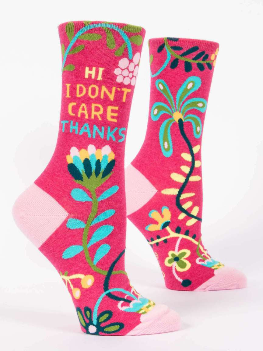 Hi, I Don't Care, Thanks W-Crew Socks - One Strange Bird