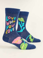 Love Who You Love M-Crew Socks - One Strange Bird